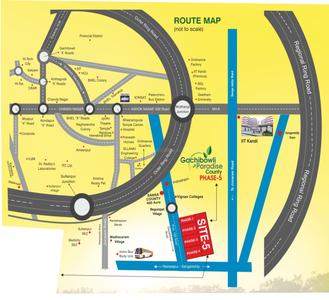 Project Image of 1350.0 - 2700.0 Sq.ft Residential Plot Plot for buy in Srr Fortune Gachibowli Paradise County Phase 5