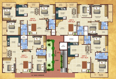 Project Image of 1125.0 - 1305.0 Sq.ft 2 BHK Apartment for buy in SV Jasmine