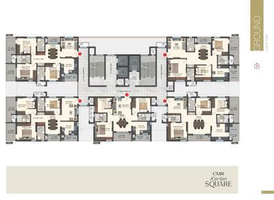 Project Image of 1440.0 - 1765.0 Sq.ft 3 BHK Apartment for buy in Karlan Square