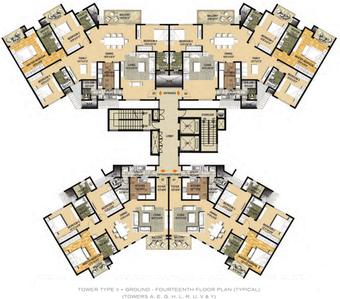 Project Image of 1555.0 - 4818.0 Sq.ft 2 BHK Apartment for buy in Ozone The Metrozone