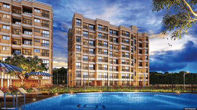 Project Image of 340.0 - 366.0 Sq.ft 2 BHK Apartment for buy in Labdhi Gardens Phase 10