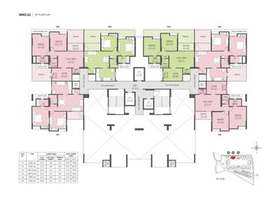 Project Image of 651.0 - 1005.0 Sq.ft 2 BHK Apartment for buy in Gini Vivante Phase 01
