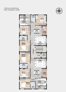 Project Image of 1300.0 - 2600.0 Sq.ft 3 BHK Apartment for buy in Sreerosh Plumeria