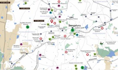 Project Image of 1434.43 - 1630.71 Sq.ft 3 BHK Apartment for buy in Puravankara Blubelle