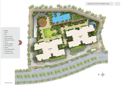 Project Image of 3011 Sq.ft 3 BHK Apartment / Flat for sale in Sector 128 for Rs. 71000000