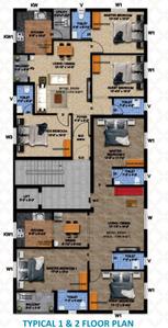 Project Image of 1270.0 - 1356.0 Sq.ft 3 BHK Apartment for buy in GCC Sakthi And Sivam