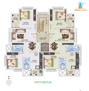 Project Image of 1005.0 - 1012.0 Sq.ft 2 BHK Apartment for buy in Shree Sai Sukh Saroj