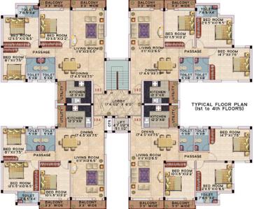 Project Image of 1100.0 - 1487.0 Sq.ft 2 BHK Apartment for buy in Deccan All Seaons