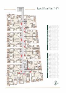 Project Image of 875.26 - 1192.75 Sq.ft 3 BHK Apartment for buy in Jai Sharde Valloria