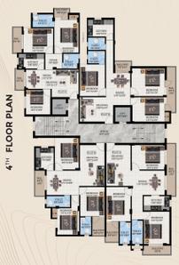 Project Image of 1270.0 - 1575.0 Sq.ft 3 BHK Apartment for buy in NK Balgovind Sahay Tower