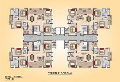 Project Image of 1400.0 - 2945.0 Sq.ft 2 BHK Apartment for buy in Eiffel Vivassa Estate