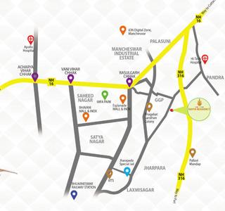 Project Image of 1526.0 - 1732.0 Sq.ft 3 BHK Apartment for buy in Shree Ganesh Navya Residency