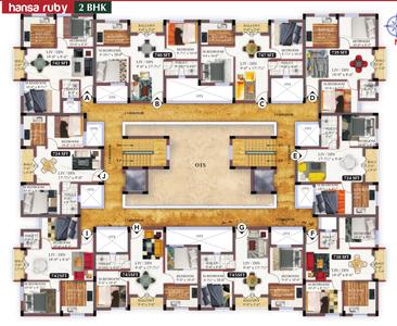 Project Image of 1022.0 - 1441.0 Sq.ft 2 BHK Apartment for buy in Hansa Gems Park