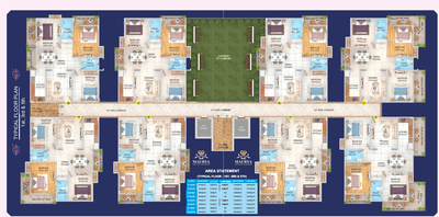 Project Image of 902.0 - 947.0 Sq.ft 3 BHK Apartment for buy in Maurya Crystal Paradise