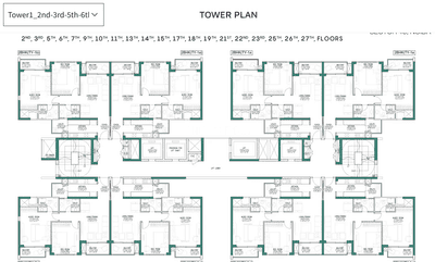 Project Image of 884.04 - 1475.09 Sq.ft 2 BHK Apartment for buy in Godrej Woods Phase 1