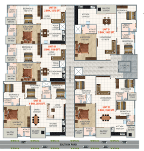 Project Image of 962.0 - 2240.0 Sq.ft 2 BHK Apartment for buy in Kings Pegasus