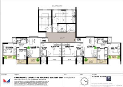 Project Image of 1050 Sq.ft 2 BHK Apartment / Flat for sale in Kopar Khairane for Rs. 15000000