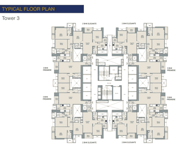 Project Image of 612.9 - 1229.67 Sq.ft 2 BHK Apartment for buy in L And T Realty Vayam Tower 4