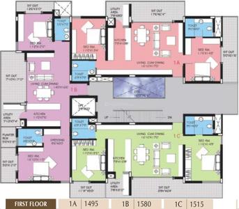 Project Image of 1235.0 - 2370.0 Sq.ft 2 BHK Apartment for buy in BVL Aster