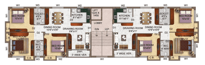 Project Image of 0.0 - 1080.0 Sq.ft 3 BHK Apartment for buy in Eden Royale