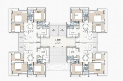 Project Image of 1323.0 - 2205.0 Sq.ft 2 BHK Apartment for buy in Fortune Modern Flats