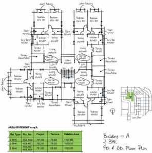 Project Image of 754.0 - 791.0 Sq.ft 2 BHK Apartment for buy in Pinnacle Apartment