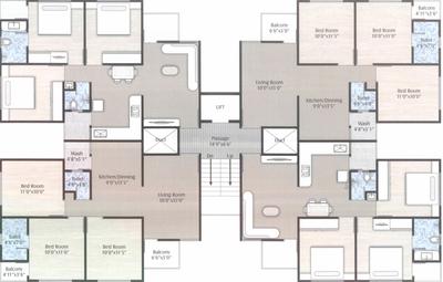 Project Image of 1300.0 - 2250.0 Sq.ft 3 BHK Apartment for buy in The Emerald