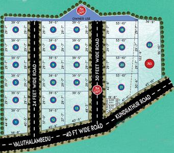 Project Image of 1165.0 - 4204.0 Sq.ft Residential Plot Plot for buy in VLC Barathiyar Enclaves