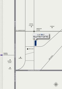 Project Image of 647.13 - 1210.0 Sq.ft 2 BHK Apartment for buy in Hubtown Sunstone A Wing