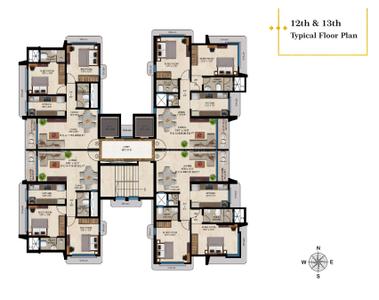 Project Image of 719.0 - 845.0 Sq.ft 2 BHK Apartment for buy in MPR Nilesh