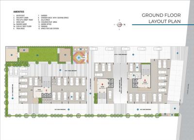 Project Image of 584.8 - 715.15 Sq.ft 2 BHK Apartment for buy in Rudra Icon