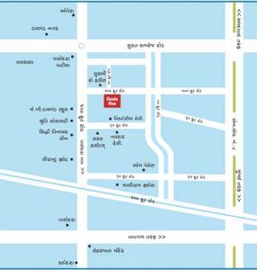 Nilkanth Villa Location Plan 1