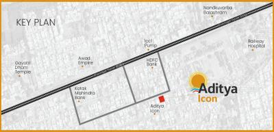 Project Image of 535.4 - 540.03 Sq.ft 2 BHK Apartment for buy in Shiv Aditya Icon