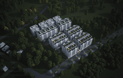 Project Image of 1050.0 - 1650.0 Sq.ft 2 BHK Apartment for buy in Vihaan Green Heaven