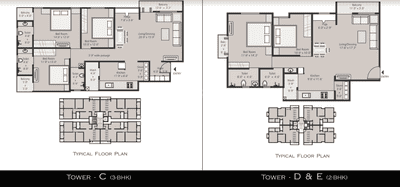 Project Image of 1050.0 - 2550.0 Sq.ft 2 BHK Apartment for buy in Pancham Elite