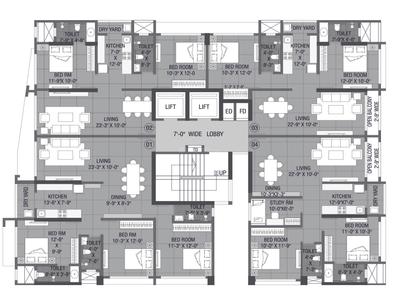 Project Image of 973 Sq.ft 2 BHK Apartment / Flat for sale in Goregaon West for Rs. 15700000
