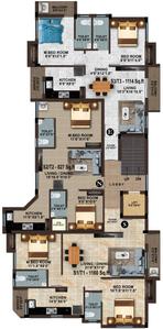 Project Image of 827.0 - 1595.0 Sq.ft 2 BHK Apartment for buy in MP Avenue