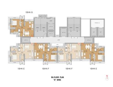 Project Image of 683.0 - 1011.0 Sq.ft 2 BHK Apartment for buy in Ruparel Stardom