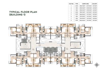 Project Image of 453.49 - 686.21 Sq.ft 1 BHK Apartment for buy in Nivasa Green City Phase 1