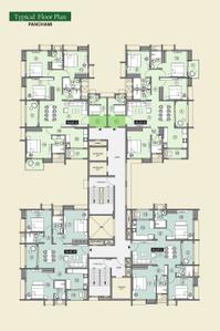 Project Image of 1621.0 - 2142.0 Sq.ft 3 BHK Apartment for buy in Ambuja Utsodhaara Residencia I