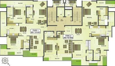 Project Image of 2335.0 - 3500.0 Sq.ft 3 BHK Apartment for buy in Sipani Grande