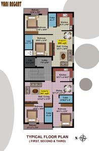 Project Image of 888.0 - 941.0 Sq.ft 2 BHK Apartment for buy in Vani Regent