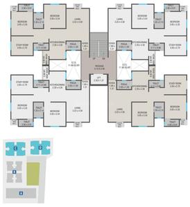 Project Image of 1085.0 - 1225.0 Sq.ft 3 BHK Apartment for buy in Avadh Atria
