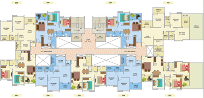 Project Image of 1147 Sq.ft 2 BHK Apartment / Flat for sale in Kharadi for Rs. 15600000