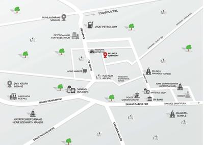 Project Image of 584.05 - 689.86 Sq.ft 2 BHK Apartment for buy in Eklingji Harmony