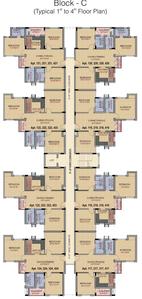 Project Image of 1107.0 - 1334.0 Sq.ft 3 BHK Apartment for buy in RSK Orchid Garden