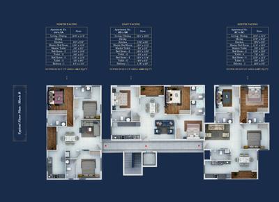 Project Image of 1435.0 - 1820.0 Sq.ft 3 BHK Apartment for buy in Bluemoon Yash