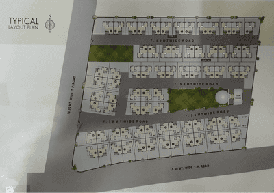 Project Image of 1293.5 - 1482.51 Sq.ft 4 BHK Villa for buy in Kedar Shivalay Bunglows