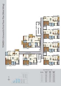 Project Image of 1495 Sq.ft 3 BHK Apartment / Flat for sale in Hafeezpet for Rs. 14000000