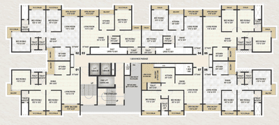 Project Image of 688.0 - 934.83 Sq.ft 2 BHK Apartment for buy in Aniruddha Icon